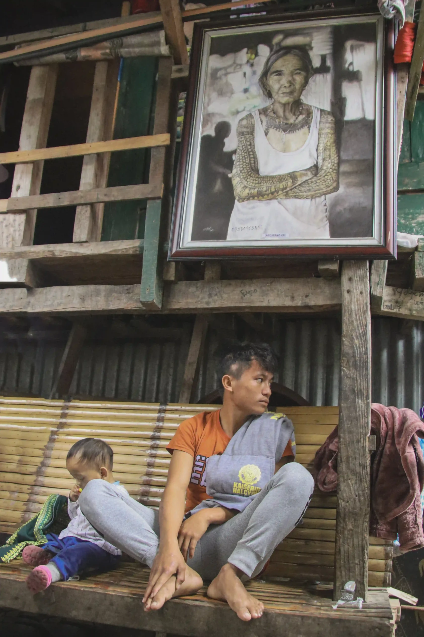 Casa de la tatuadora filipina en Buscalan.